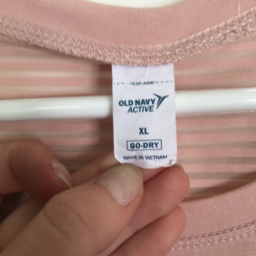 SOLD OLD NAVY Active Pink Blush Tee Shirt - Picture 3 of 5